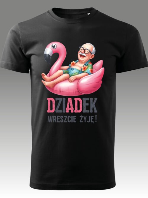 Koszulka na Dzień Dziadka Dziadek Wreszcie Żyję